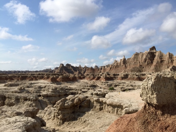 The Badlands, featuring part of The Wall